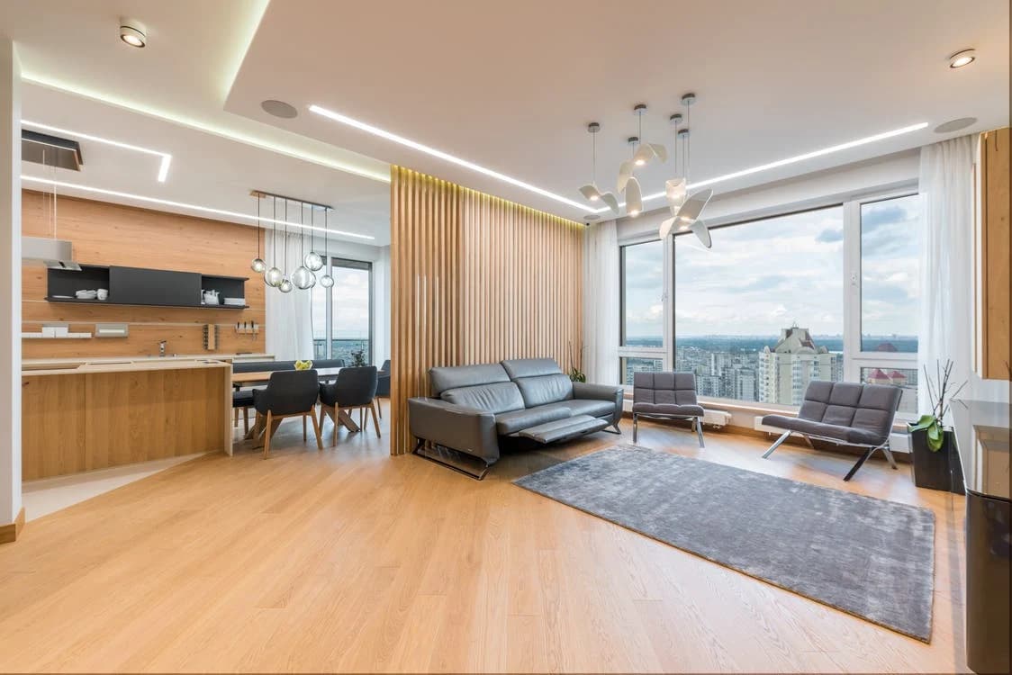 beautiful wood floor home